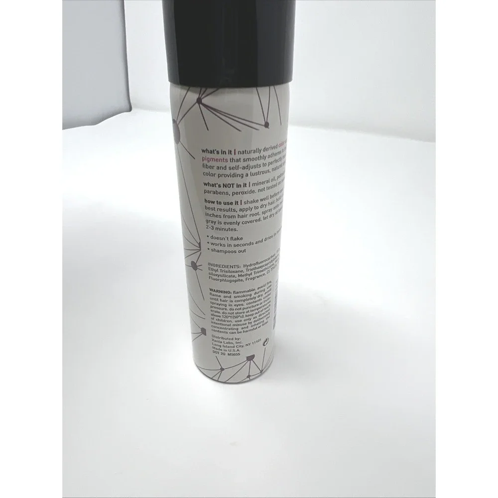 Luxury Root Concealer Spray - Instant Grey Coverage, Black 2 Oz for Effortles...